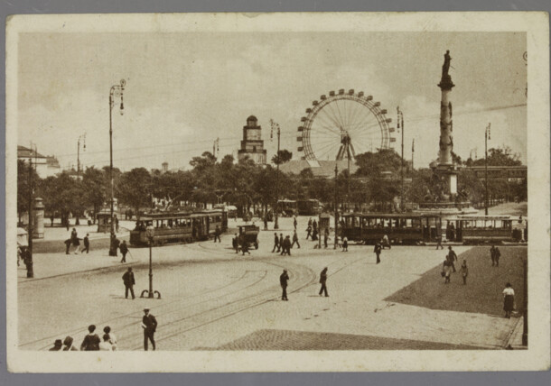     Historic photo - Praterstern and Vienna Giant Ferris Wheel / Vienna Prater